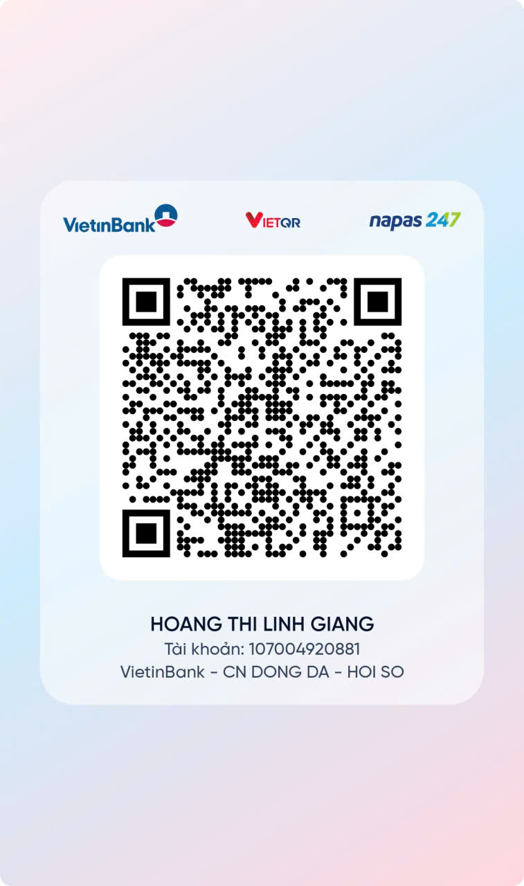 Mã QR VietinBank của Hoàng Thị Linh Giang